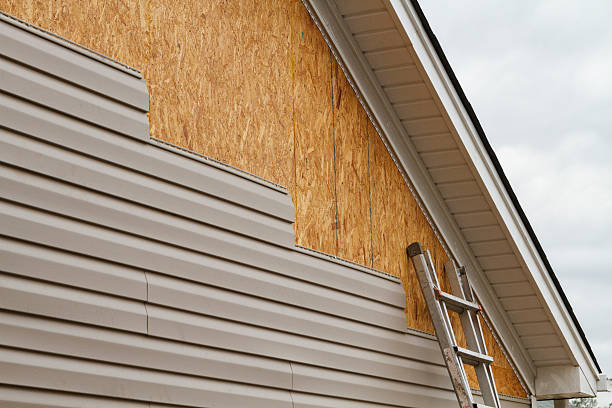 Professional Storm Damage Siding Repair technician working in Farmersville, TX